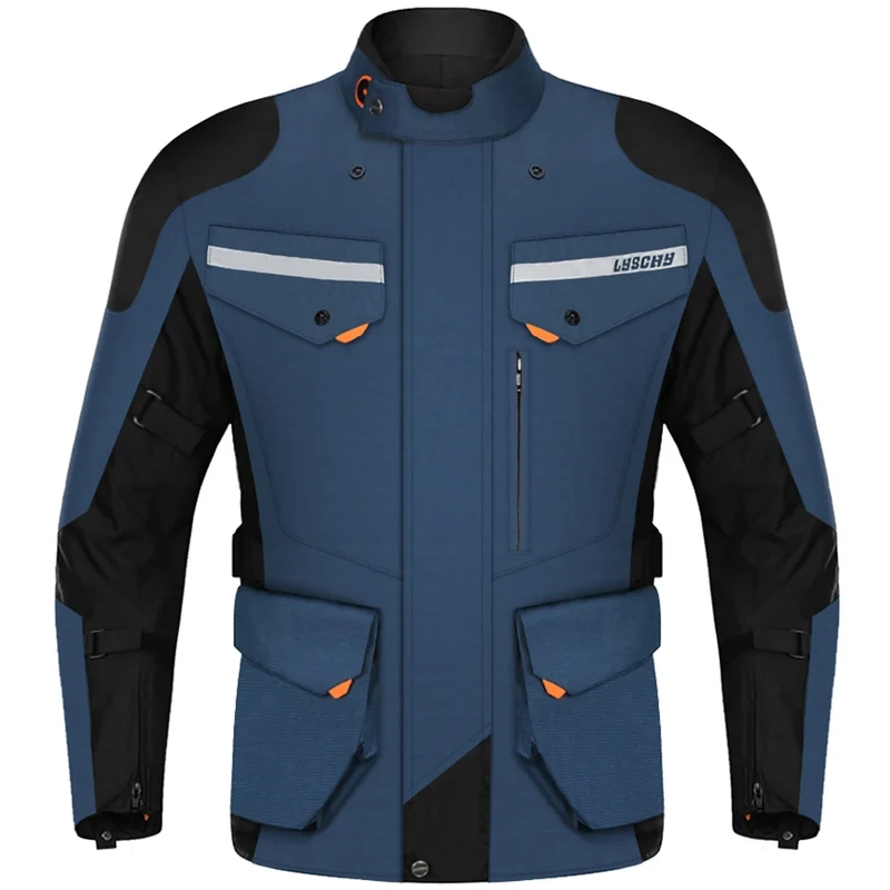 New Motorcycle Jacket Pants Suit Cold-proof Waterproof Winter Men Motorbike Riding Moto Jacket Protective Gear Armor Clothing