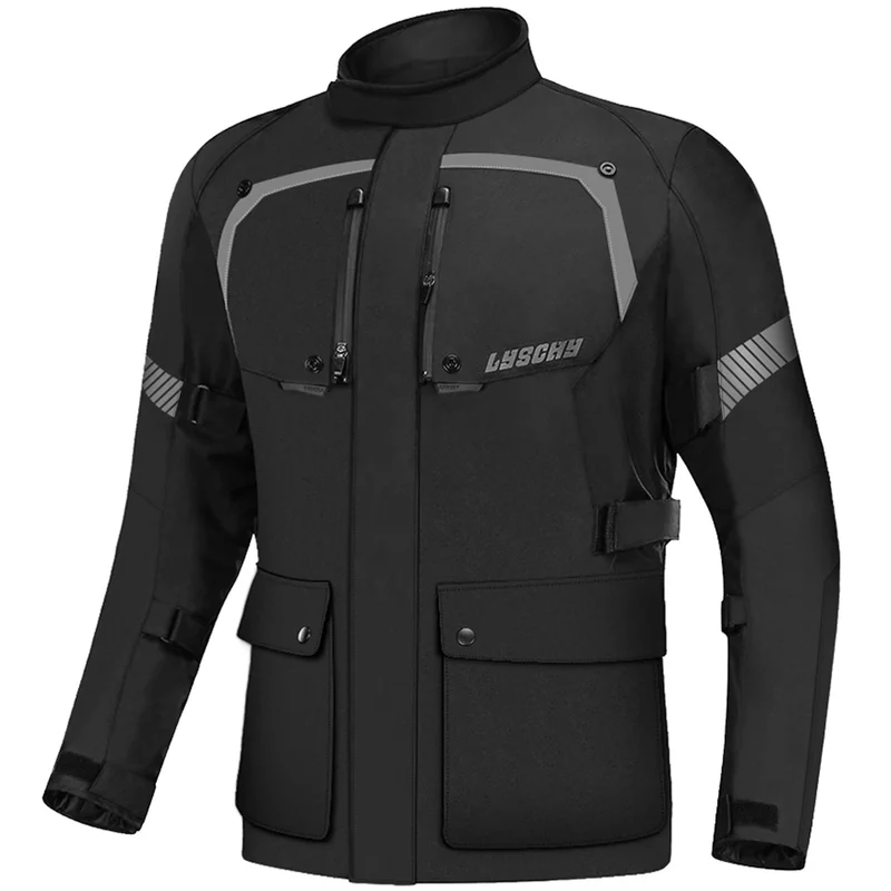 New Motorcycle Jacket Pants Suit Cold-proof Waterproof Winter Men Motorbike Riding Moto Jacket Protective Gear Armor Clothing