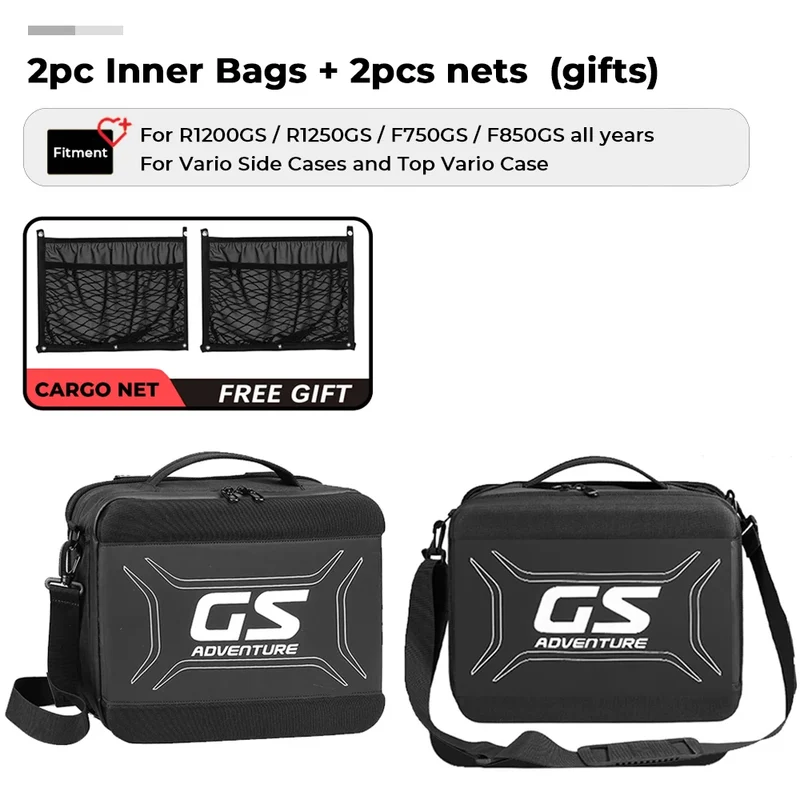 2024 For BMW R1250GS F850GS F750GS Adventure Top Case Inner Luggage Bag for F850GS F750GS LC Luggage Bags Vario Case Inner bag