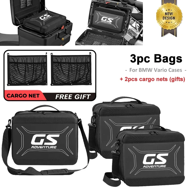 2024 For BMW R1250GS F850GS F750GS Adventure Top Case Inner Luggage Bag for F850GS F750GS LC Luggage Bags Vario Case Inner bag