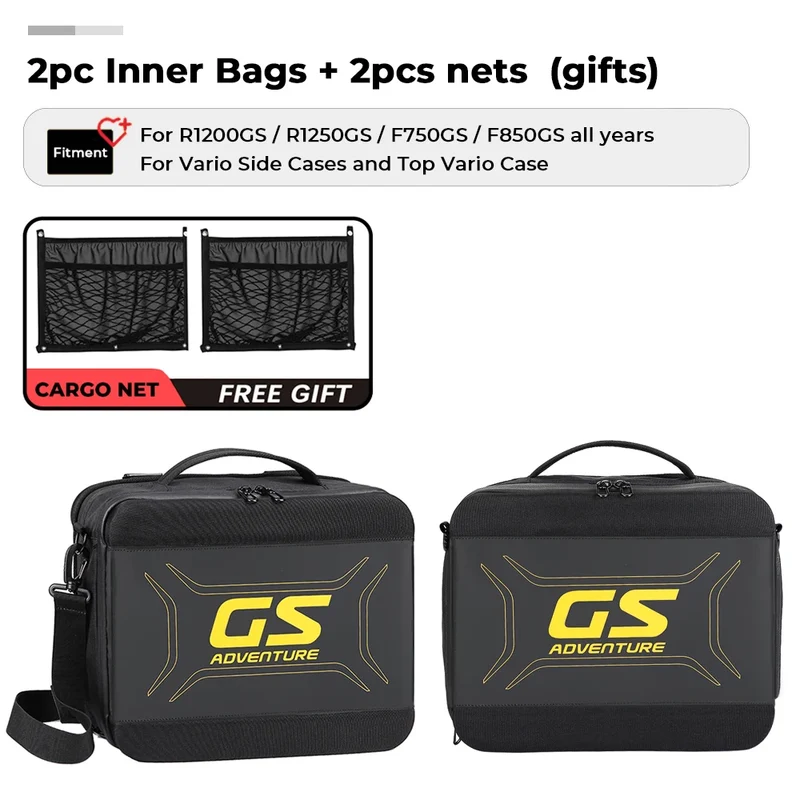 2024 For BMW R1250GS F850GS F750GS Adventure Top Case Inner Luggage Bag for F850GS F750GS LC Luggage Bags Vario Case Inner bag