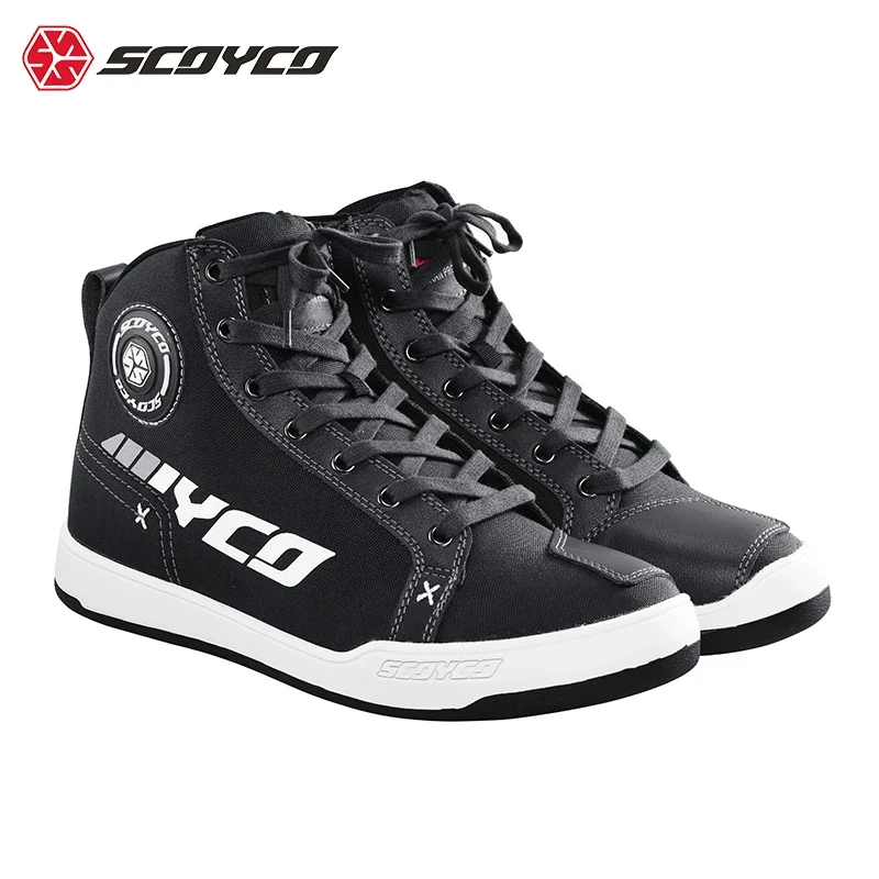 Motorcycle Riding Shoes Casual Commuter Boots Protective Fall Resistant Wear Boots Four Seasons Men's Riding Shoes
