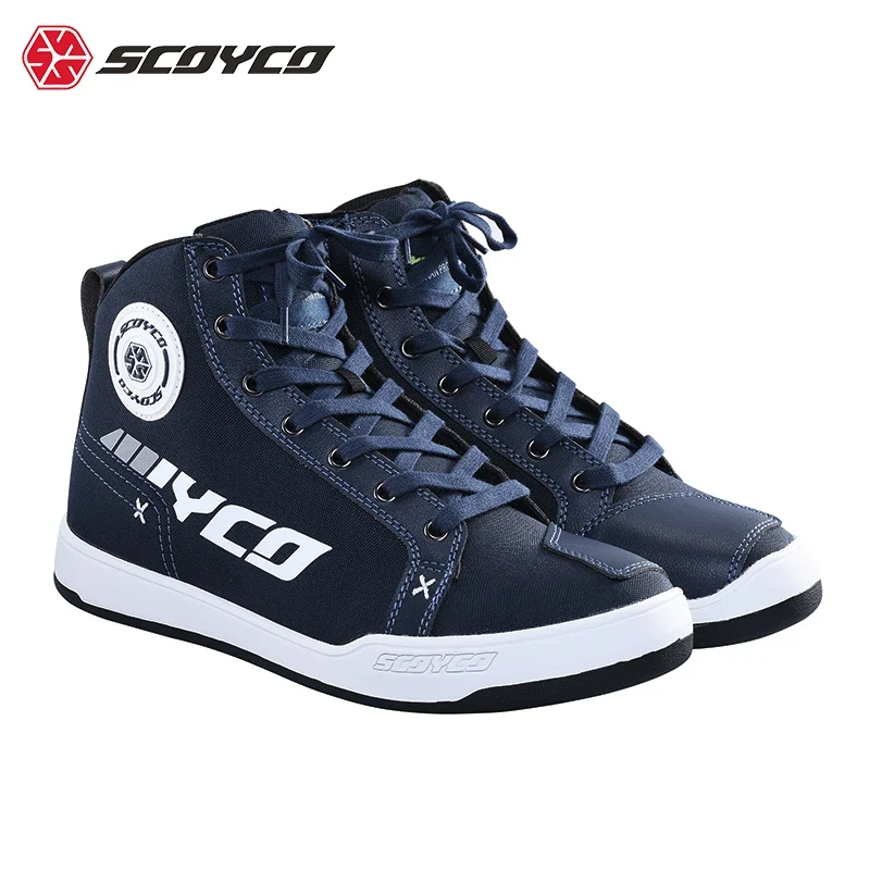 Motorcycle Riding Shoes Casual Commuter Boots Protective Fall Resistant Wear Boots Four Seasons Men's Riding Shoes