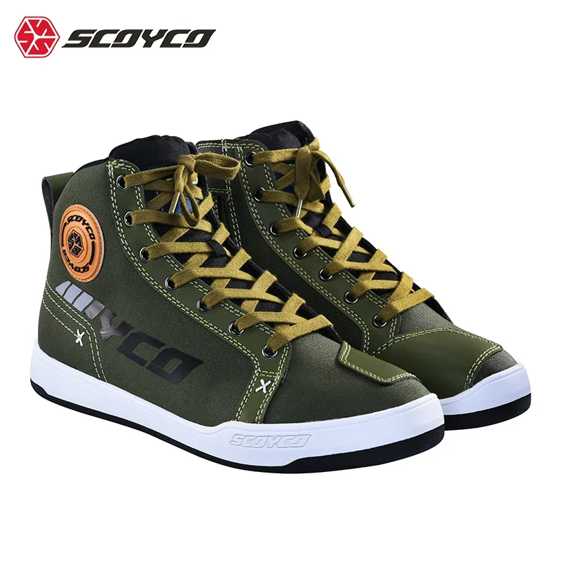 Motorcycle Riding Shoes Casual Commuter Boots Protective Fall Resistant Wear Boots Four Seasons Men's Riding Shoes