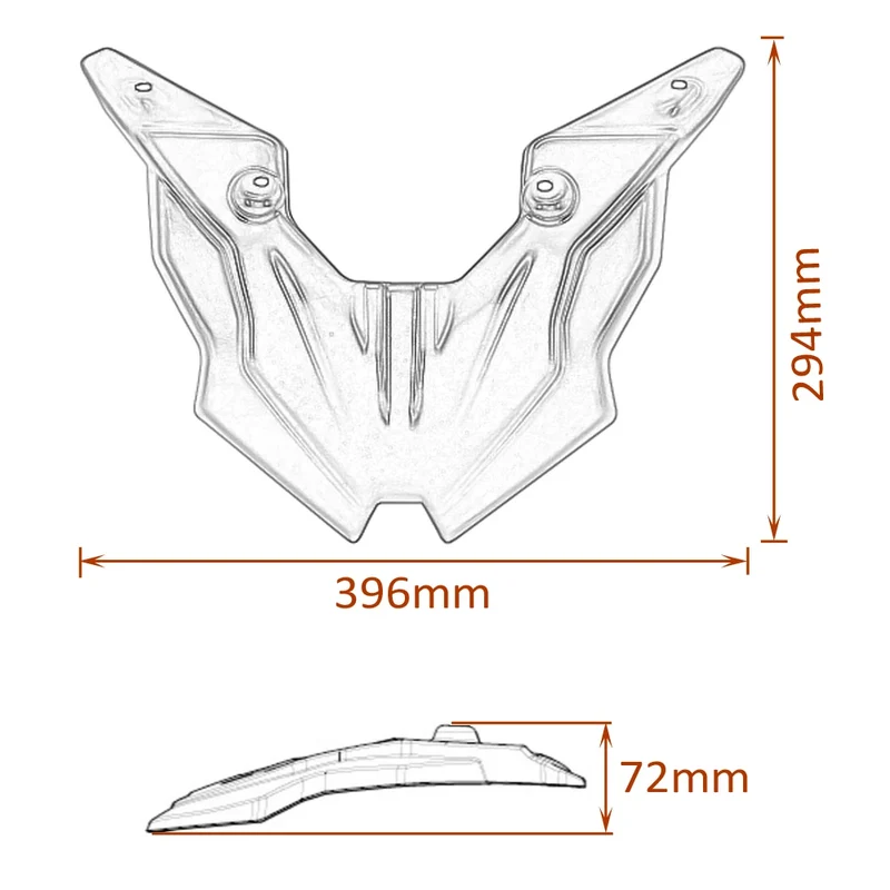 Carbon Fiber FOR 1290 Super Adventure Adv R/S/T 2021 2020 2019 2018 2017 Motorcycle Front Beak Frame Nose Fairing Cowl Fender