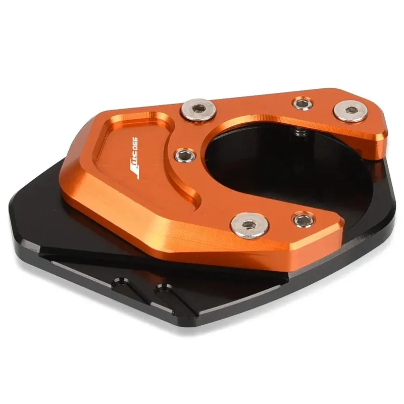 2023 Motorbike Aluminium Accessories Kickstand Plate Pad Side Stand Enlarge For KTM 990 SMT 990SMT 2009 2010 2011 2012 2013