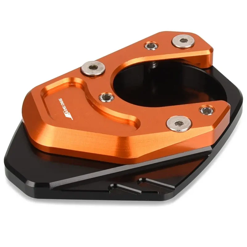 2023 Motorbike Aluminium Accessories Kickstand Plate Pad Side Stand Enlarge For KTM 990 SMT 990SMT 2009 2010 2011 2012 2013