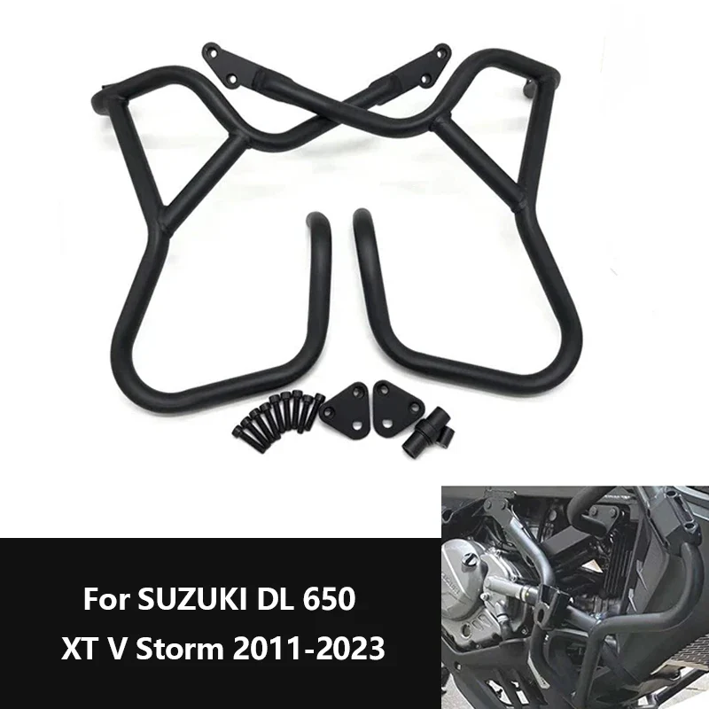 Motorcycle Engine Highway Crash Bar Bumper Stunt Cage Frame Protector Bars For SUZUKI DL 650 XT V Storm DL650 V-Storm 2011-2023