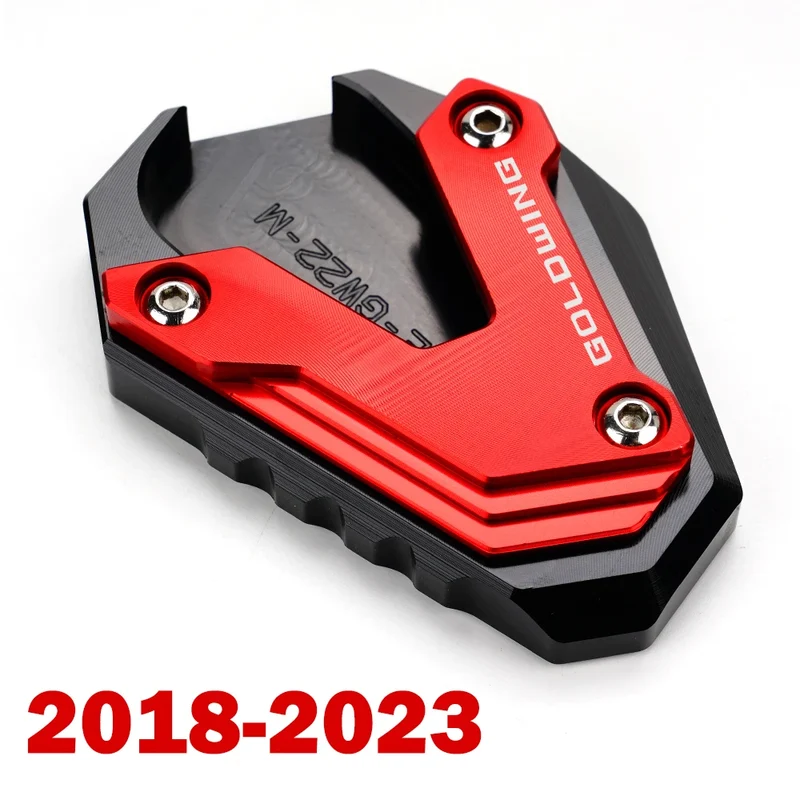 New Motorcycle CNC Foot Support Extension Plate Side Stand Enlarge for Honda Goldwing 1800 2018-2023 Gold Wing GL1800 2002-2017