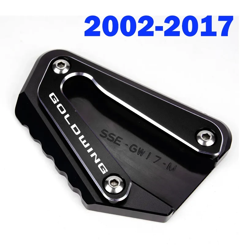 New Motorcycle CNC Foot Support Extension Plate Side Stand Enlarge for Honda Goldwing 1800 2018-2023 Gold Wing GL1800 2002-2017