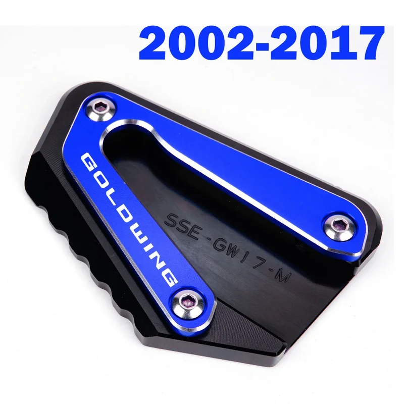 New Motorcycle CNC Foot Support Extension Plate Side Stand Enlarge for Honda Goldwing 1800 2018-2023 Gold Wing GL1800 2002-2017