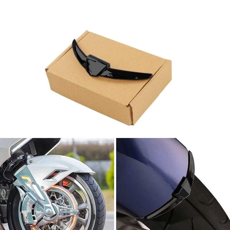 For Honda Goldwing GL1800 Motorcycle Front Rear Engine Black Chrome Decoration Cover Accessories Fit Gold Wing GL 1800 2018-2023