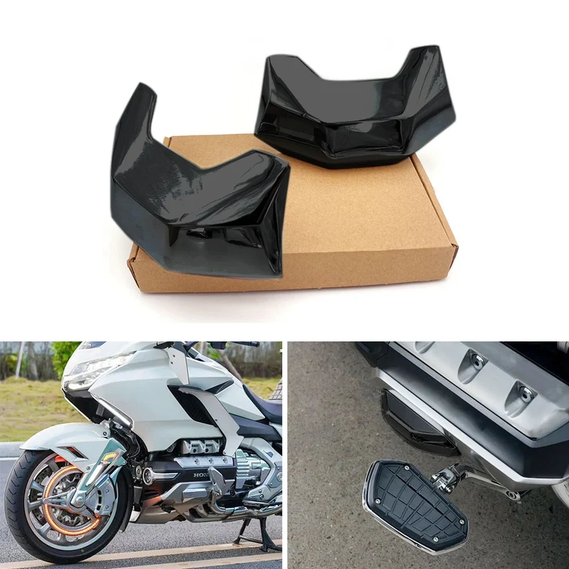 For Honda Goldwing GL1800 Motorcycle Front Rear Engine Black Chrome Decoration Cover Accessories Fit Gold Wing GL 1800 2018-2023
