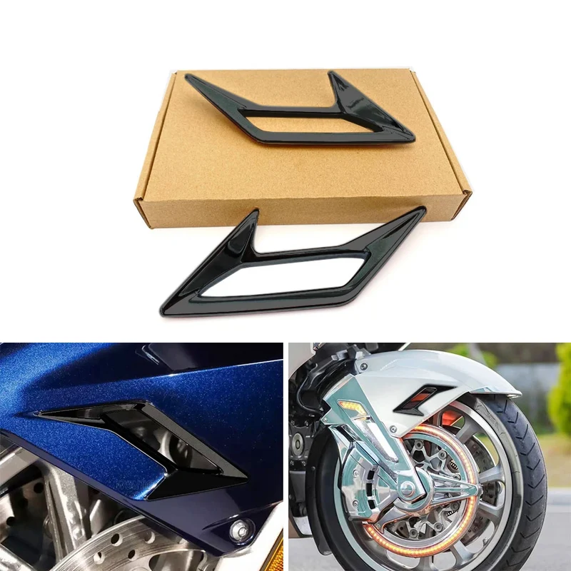 For Honda Goldwing GL1800 Motorcycle Front Rear Engine Black Chrome Decoration Cover Accessories Fit Gold Wing GL 1800 2018-2023