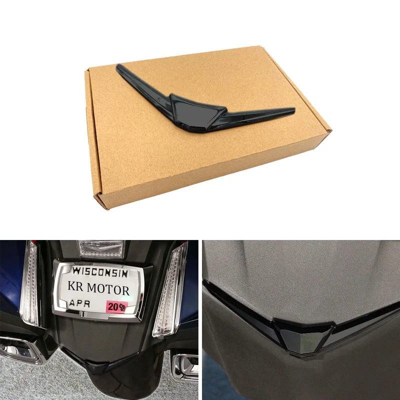 For Honda Goldwing GL1800 Motorcycle Front Rear Engine Black Chrome Decoration Cover Accessories Fit Gold Wing GL 1800 2018-2023
