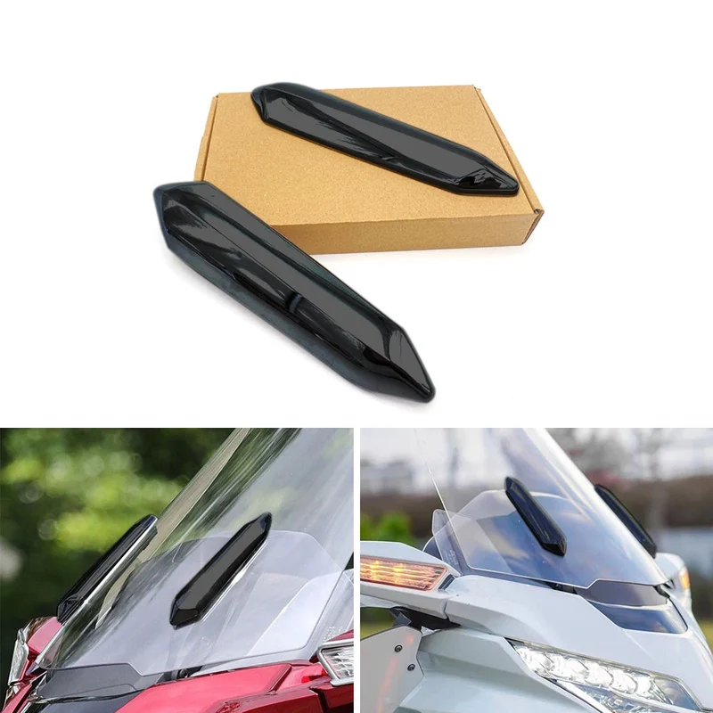 For Honda Goldwing GL1800 Motorcycle Front Rear Engine Black Chrome Decoration Cover Accessories Fit Gold Wing GL 1800 2018-2023