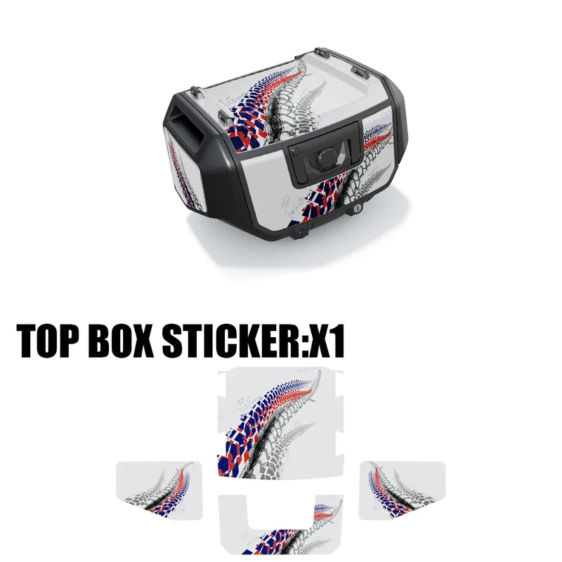 R 1300GS Trophy Option 719 Triple Black Motorcycle Suitcase Stickers Protective Decal for BMW R1300GS R 1300 GS 2023-2024