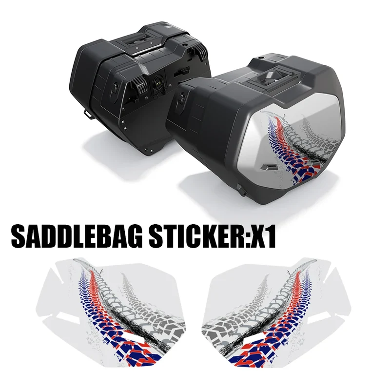 R 1300GS Trophy Option 719 Triple Black Motorcycle Suitcase Stickers Protective Decal for BMW R1300GS R 1300 GS 2023-2024