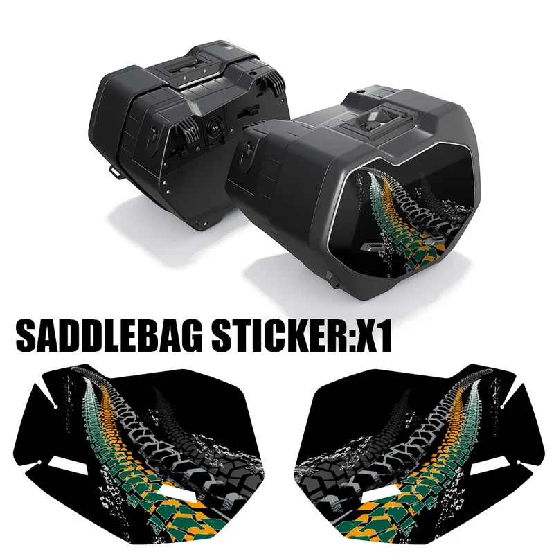 R 1300GS Trophy Option 719 Triple Black Motorcycle Suitcase Stickers Protective Decal for BMW R1300GS R 1300 GS 2023-2024