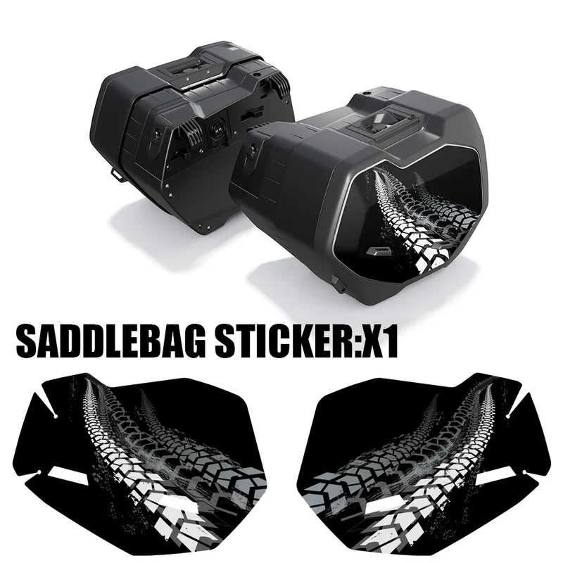 R 1300GS Trophy Option 719 Triple Black Motorcycle Suitcase Stickers Protective Decal for BMW R1300GS R 1300 GS 2023-2024