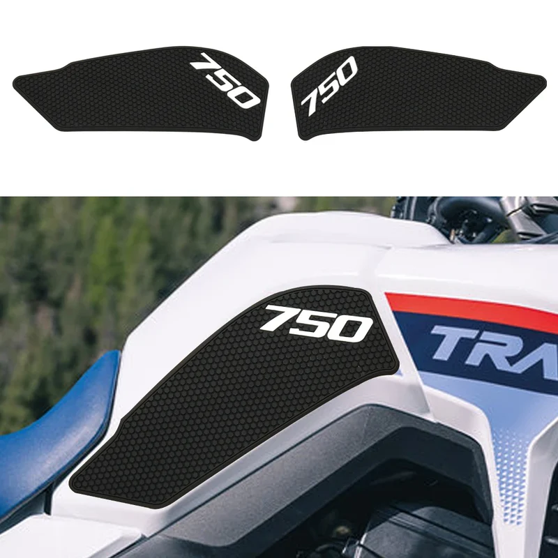 For Honda XL750 Transalp 2023 - Motorcycle Non-slip Side Fuel Tank Stickers Waterproof Pad Rubber Sticker Transalp XL 750