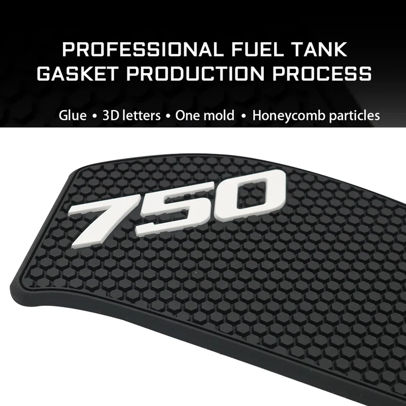 For Honda XL750 Transalp 2023 - Motorcycle Non-slip Side Fuel Tank Stickers Waterproof Pad Rubber Sticker Transalp XL 750