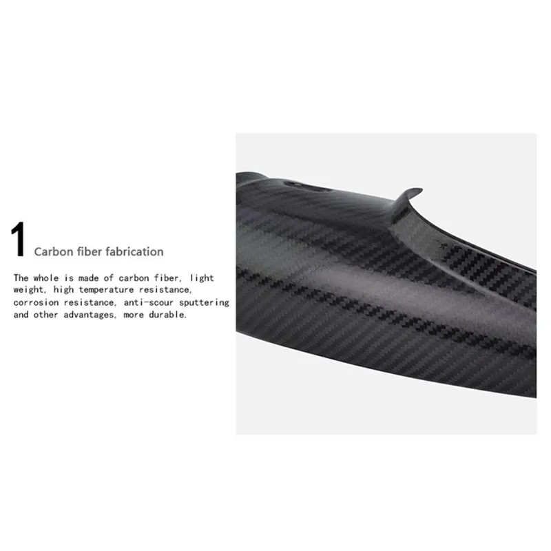 Motorcycle Exhaust Muffler Pipe Heat Shield Cover Guard Anti-Scalding Cover For BMW R1200GS 2013-2018 R1250GS 2019-2023