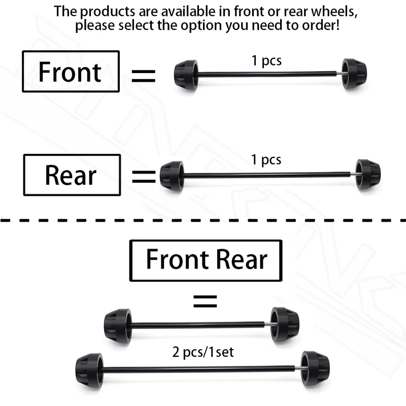 For YAMAHA MT-07 TRACER 7 700 GT Motorcycle Front Rear Wheel Protect Anti-Fall Axle Protector Accessories TRACER7 TRACER700 2022