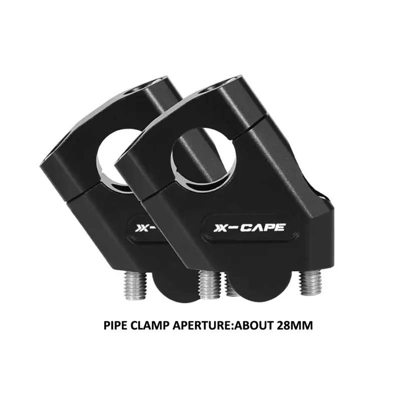 For XCape X Cape 650 2022 2023 Motorcycle Handlebar Riser Motocross Heightening Clamp Mount X-Cape 650 Accessories