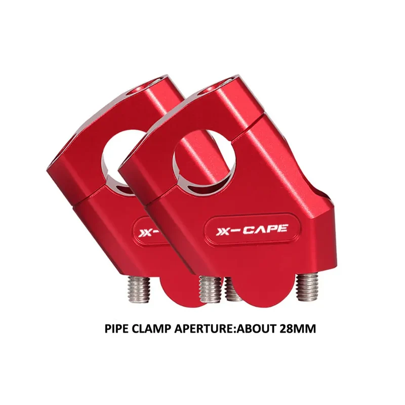 For XCape X Cape 650 2022 2023 Motorcycle Handlebar Riser Motocross Heightening Clamp Mount X-Cape 650 Accessories