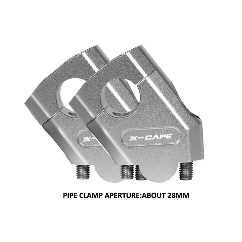 For XCape X Cape 650 2022 2023 Motorcycle Handlebar Riser Motocross Heightening Clamp Mount X-Cape 650 Accessories