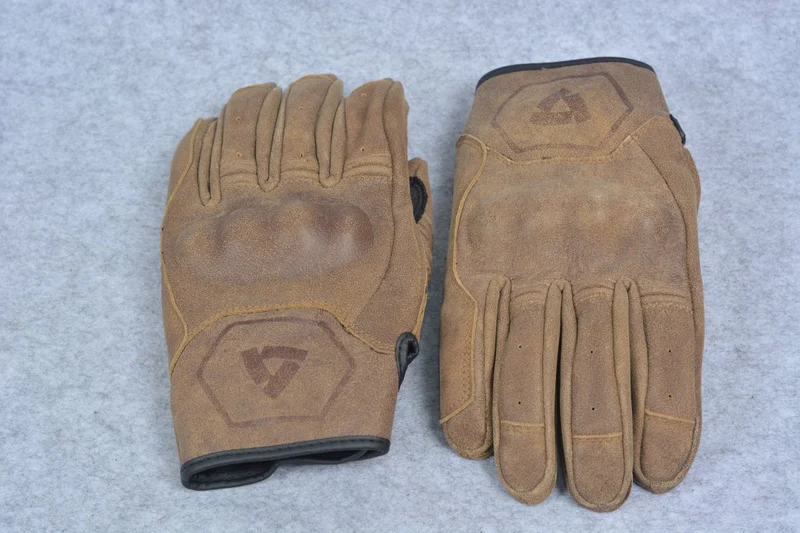 Revit Palmer Motorcycle Retro Urban Classic Gloves Genuine Cowhide Leather Motorbike