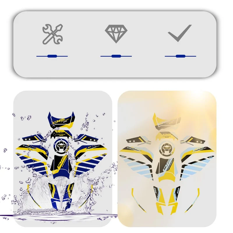 NEW V Strom 800DE Full Set of 3D Resin Stickers For Suzuki V STROM 800DE Motorcycle Accessories 3D Epoxy Resin Stickers