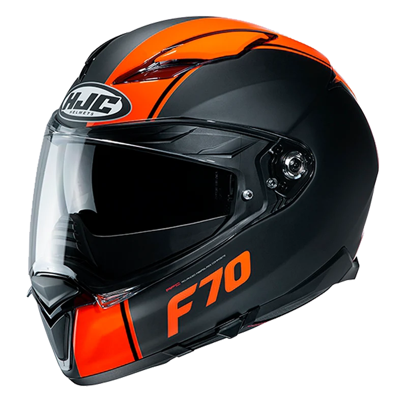 HJC F70-Mago model motorcycle helmet MC1SF size S-L (custom sizes) fiberglass, motorcycle