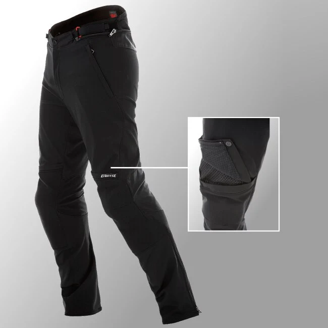 Dainese 1755018_001-New Drake Air Tex Pants motorcycle, black, size 52 to 60 EU