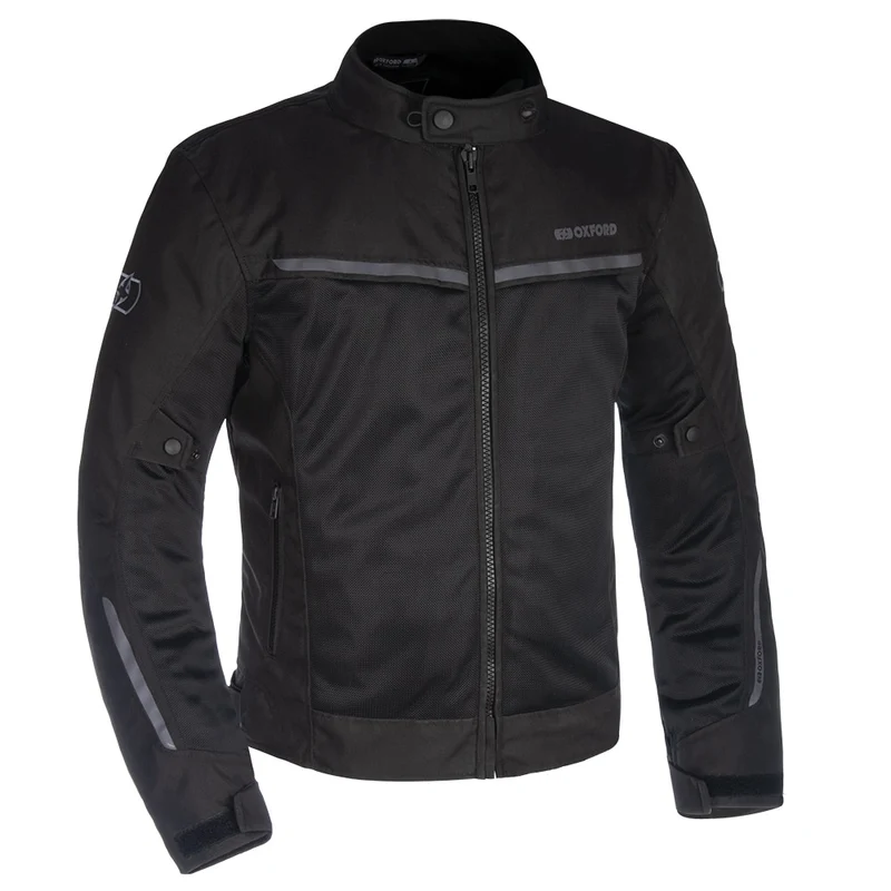 Oxford TM2043 Men/Men Summer Ventilated AILZona 1.0 MS Air Jacket Black Arctic White Blue Size S to 3XL Biker