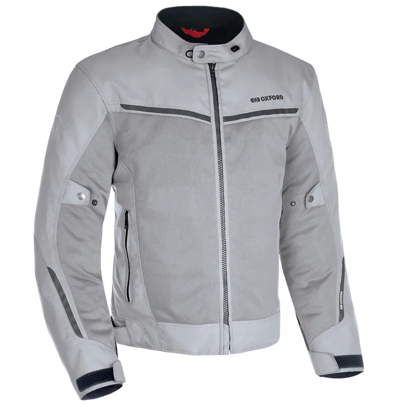 Oxford TM2043 Men/Men Summer Ventilated AILZona 1.0 MS Air Jacket Black Arctic White Blue Size S to 3XL Biker
