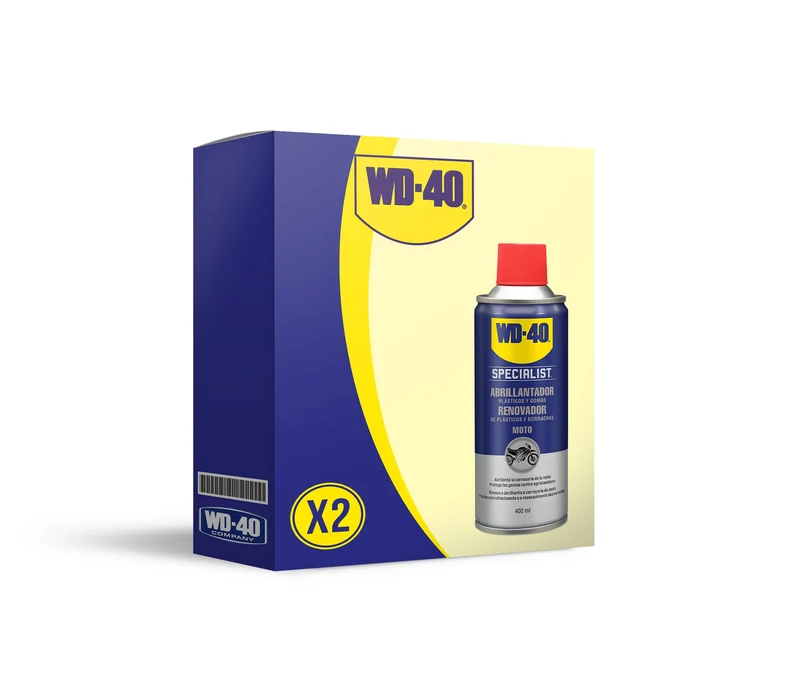 Motorbike WD-40-silicone brightener-Spray 400ml - Pack 2 pieces