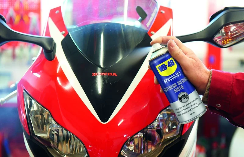 Motorbike WD-40-silicone brightener-Spray 400ml - Pack 2 pieces