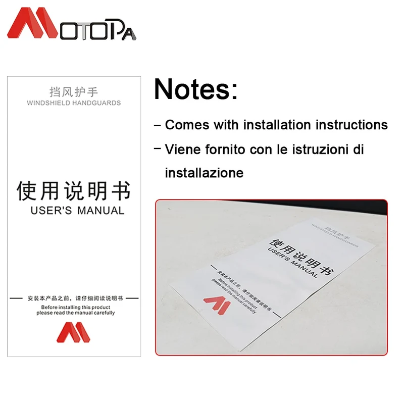 For Honda TRANSALP750 XL750 TRANSALP 750 XLV MOTOPA Dedicated Hand Guard Motorcycle Handguards Handlebar Guards Windshield