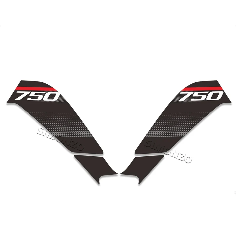 Fairing Protector For Honda XL750 Transalp 2023 Motorcycle TankPad XL750 Accessories Protection Stickers Decals Fuel Tank Pad