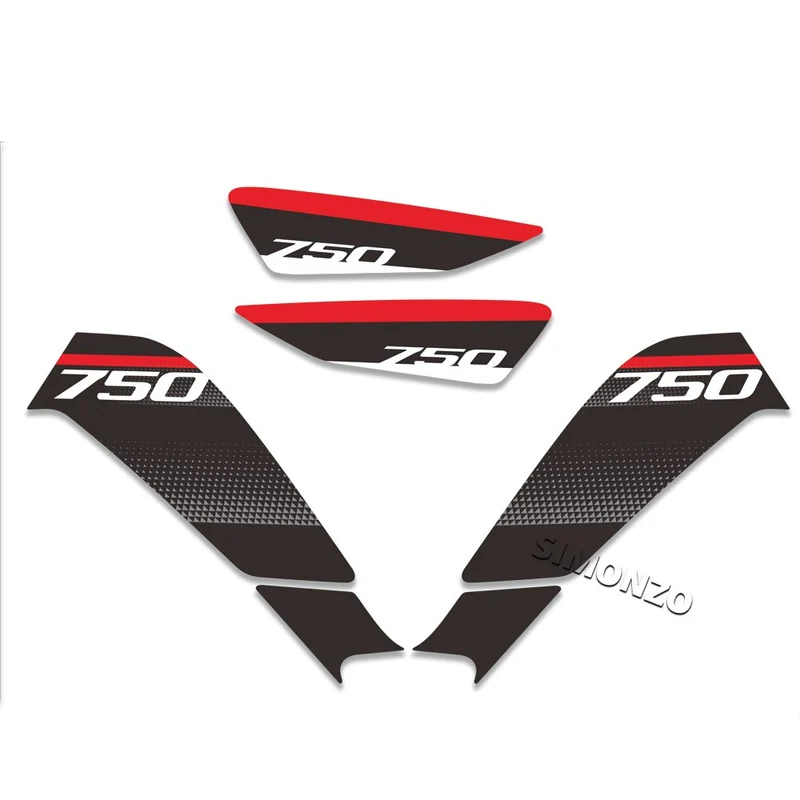 Fairing Protector For Honda XL750 Transalp 2023 Motorcycle TankPad XL750 Accessories Protection Stickers Decals Fuel Tank Pad