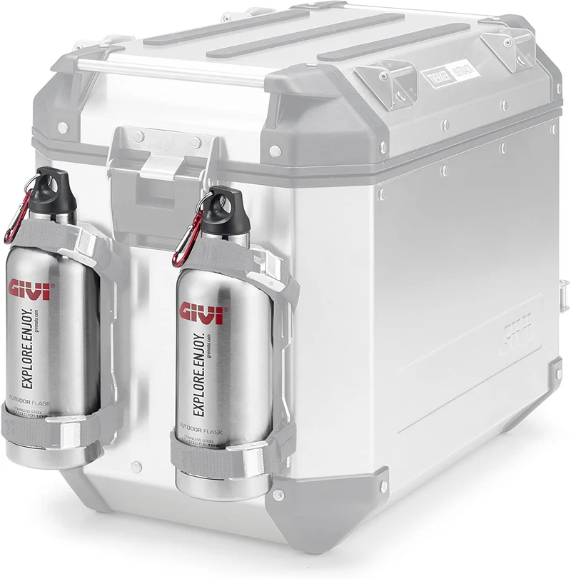 Givi STF500S-Moto thermal sports bottle stainless steel 500ML. Maintains 12H