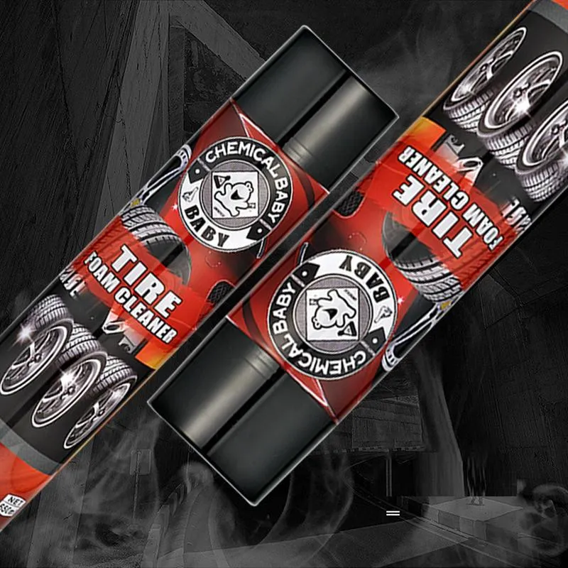 Tire Shine Spray Car Cleaner Rim Cleaner For Car Foam Spray Wheel Cleaner 650ml Car Tire Shine Spray Rim Cleaning Supplies Works