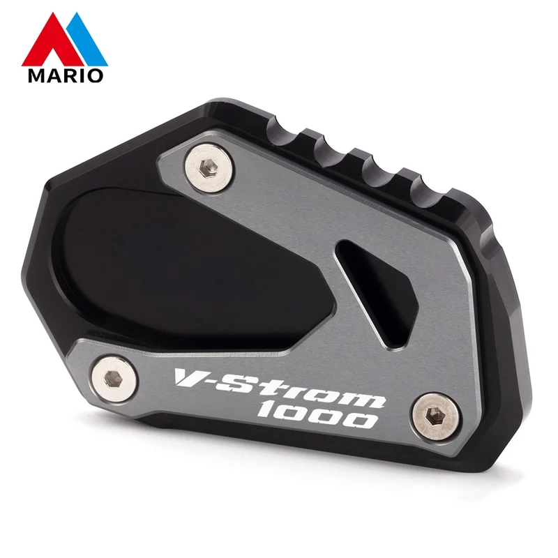 Motorcycle Foot Side Stand Enlarger Extension Kickstand Pad Plate Anti-slip For Suzuki V-Strom 1000 1050 VSTROM V Strom 1050XT