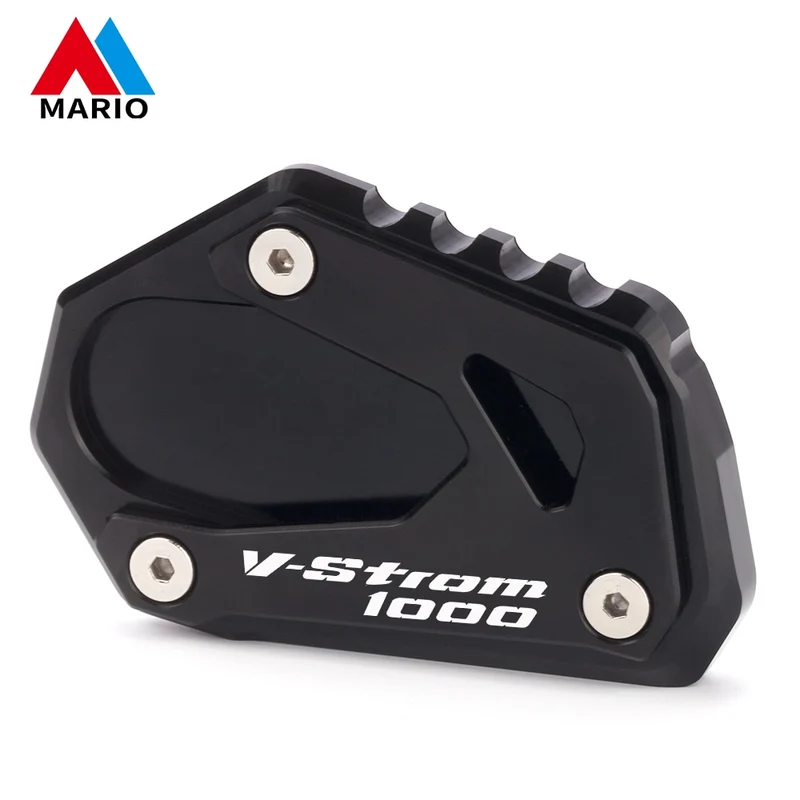 Motorcycle Foot Side Stand Enlarger Extension Kickstand Pad Plate Anti-slip For Suzuki V-Strom 1000 1050 VSTROM V Strom 1050XT