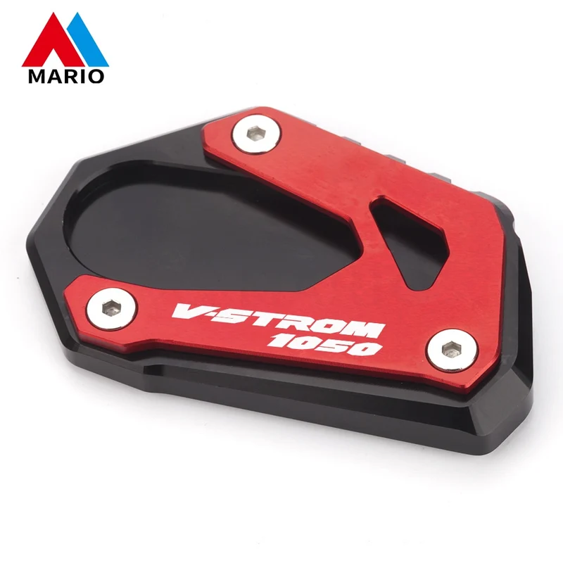 Motorcycle Foot Side Stand Enlarger Extension Kickstand Pad Plate Anti-slip For Suzuki V-Strom 1000 1050 VSTROM V Strom 1050XT