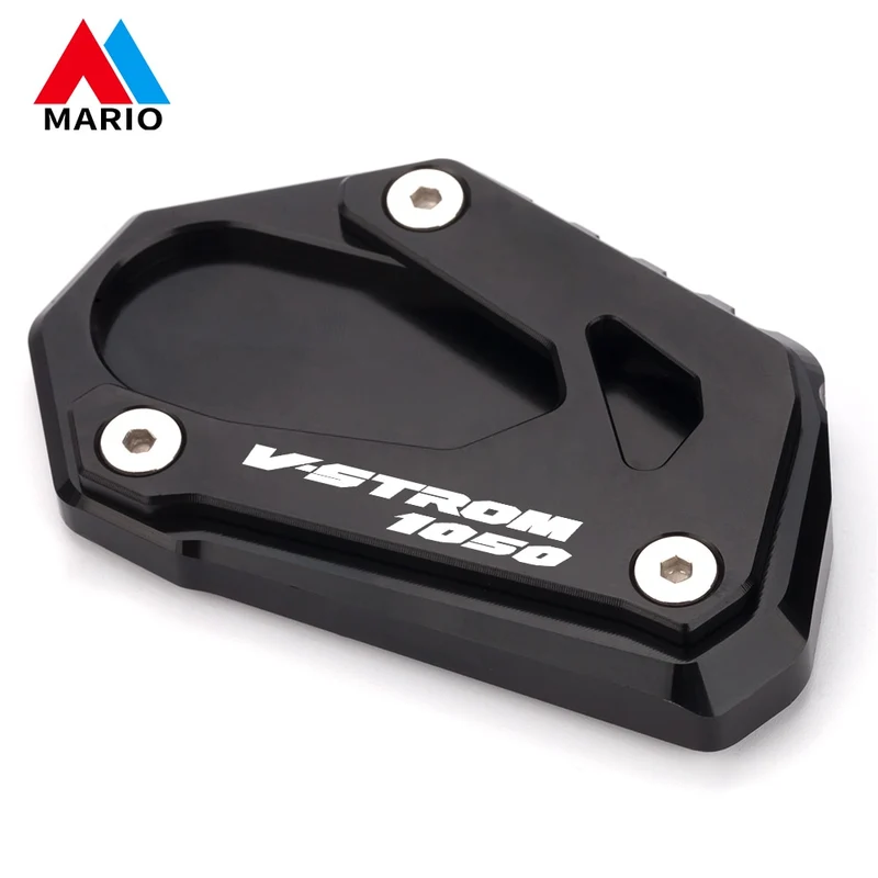 Motorcycle Foot Side Stand Enlarger Extension Kickstand Pad Plate Anti-slip For Suzuki V-Strom 1000 1050 VSTROM V Strom 1050XT