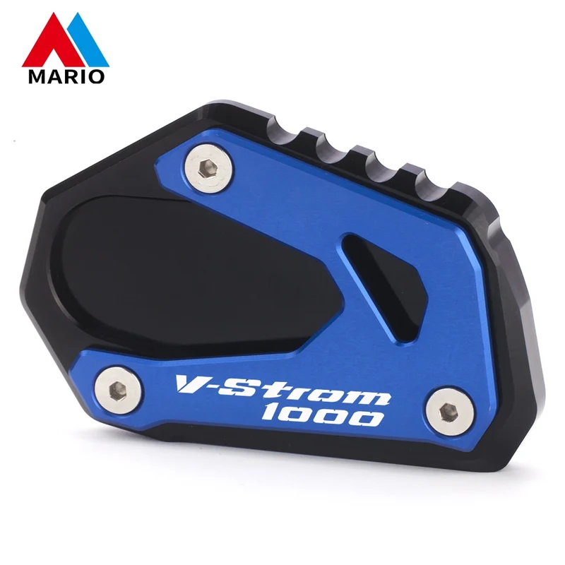 Motorcycle Foot Side Stand Enlarger Extension Kickstand Pad Plate Anti-slip For Suzuki V-Strom 1000 1050 VSTROM V Strom 1050XT