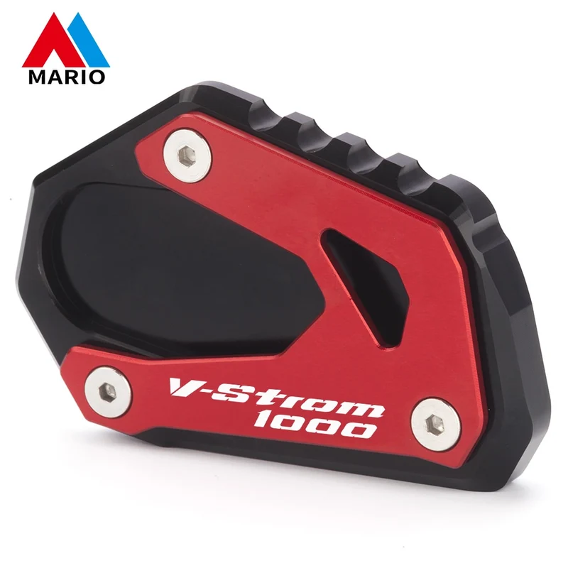 Motorcycle Foot Side Stand Enlarger Extension Kickstand Pad Plate Anti-slip For Suzuki V-Strom 1000 1050 VSTROM V Strom 1050XT
